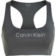 Calvin Klein BH Sport Medium Support Sports Bra Grå Small Dame