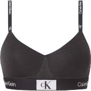 Calvin Klein BH CK96 String Bralette Svart bomull Large Dame