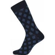 JBS Strømper Patterned Cotton Socks Blåkvadrat Str 40/47 Herre