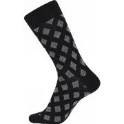 JBS Strømper Patterned Cotton Socks Svart/Grå Str 40/47 Herre