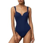 Triumph Summer Glow OWP Padded Swimsuit Marine C 38 Dame