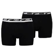 Puma 2P Men Multi Logo Boxer Svart bomull XX-Large Herre