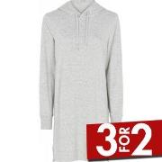 JBS of Denmark Bamboo Hoodie Dress Lysgrå Large Dame