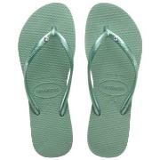 Havaianas Slim Crystal SW II Grønn Str 35/36  Dame