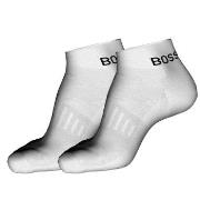 BOSS Strømper 2P Casual Sport Sneaker Socks Hvit Str 43/46 Herre