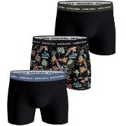 Björn Borg 3P Cotton Stretch Boxer 1721 Svart blomstre bomull Large He...