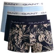 Gant 3P Tropical Leaves Printed Trunks Marine bomull X-Large Herre
