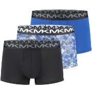 Michael Kors 3P Stretch Factor Trunks Svart/Marine/Hvit bomull Small H...