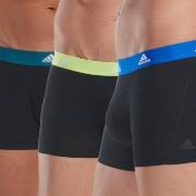 adidas 3P Active Flex Cotton Trunk Blå/Grønn bomull Small Herre