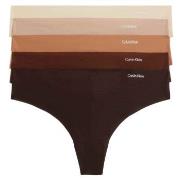 Calvin Klein Truser 5P Invisible Thongs Mixed Medium Dame