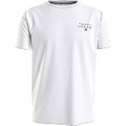 Tommy Hilfiger Cotton Tee Logo T-shirt Hvit bomull Large Herre
