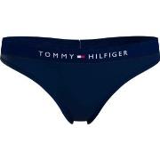 Tommy Hilfiger Truser Thongs Marine økologisk bomull Medium Dame