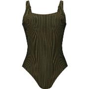 Rosa Faia Holiday Stripes Swimsuit Oliven polyamid F 40 Dame