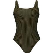 Rosa Faia Holiday Stripes Swimsuit Oliven polyamid F 42 Dame