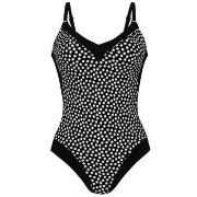 Rosa Faia Summer Dot Swimsuit Svart/Hvit E 40 Dame