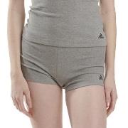 adidas Truser Active Flex Ribbed Boxer Shorts Grå bomull Large Dame