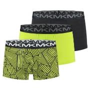 Michael Kors 3P Strecth Factor Boxer Brief Svart/Gul bomull X-Large He...