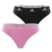 adidas Truser 2P Underwear Brazilian Thong Svart/Rosa bomull Medium Da...