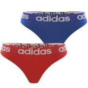 adidas Truser 2P Underwear Brazilian Thong Blå/Rød bomull Large Dame