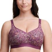 Chantelle BH C Magnifique Wirefree Support Bra Printed lilla D 80 Dame