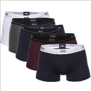 BOSS 5P Cotton Boxer Trunks Multi-colour-2 bomull XX-Large Herre