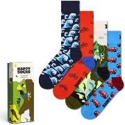Happy Sock Out And About Socks Gift Set Strømper 4P Mixed Str 41/46