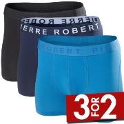 Pierre Robert 3P For Men Boxers CL1 Mixed økologisk bomull Medium Herr...