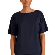 Calida DSW Balancing Short Sleeve Shirt Mørkblå modal Medium Dame