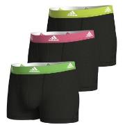 adidas 3P Active Flex Cotton Trunk Helsvart bomull X-Large Herre