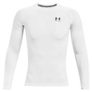 Under Armour HeatGear LS Compression Shirt Hvit 3XL Herre