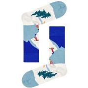 Happy socks Strømper Downhill Skiing Sock Hvit Str 41/46
