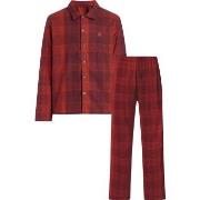 Calvin Klein Pure Flannel Pyjamas Rød bomull Large Herre