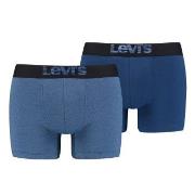 Levis 2P Men Optical Illussion Boxer Brief Marine/Blå bomull Medium He...