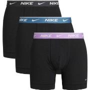 Nike 3P Everyday Essentials Cotton Stretch Boxer Svart/Rosa bomull Lar...