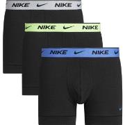 Nike 3P Everyday Essentials Cotton Stretch Boxer Svart/Sølv bomull Lar...