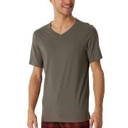 Schiesser Mix Plus Relax T Shirt Brun 50 Herre