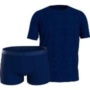 Tommy Hilfiger 2P Luxe Trunk And Tee Giftbox Marine Large Herre