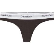 Calvin Klein Truser Modern Cotton Naturals Thong Brun Small Dame