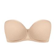 Freya BH Tailored Underwire Moulded Strapless Bra Beige F 80 Dame