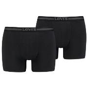 Levis 2P Tencel Boxer Brief Svart lyocell Medium Herre