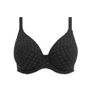 Elomi Bazaruto Underwire Plunge Bikini Top Svart polyamid F 85 Dame