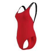 Calvin Klein Pure Swim One Piece Rød Small Dame