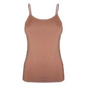 Magic Bamboo Cami Top Mocca XX-Large Dame