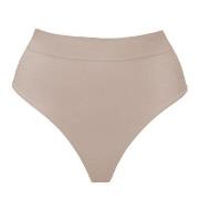 Magic Truser Comfort Thong Lysbrun  nylon Large Dame