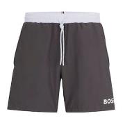 BOSS Badebukser Starfish Swim Shorts Grå polyester Small Herre