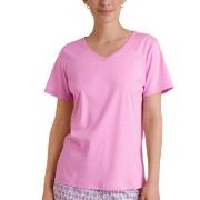 Calida Favourites Space Shirt Short Sleeve Rosa bomull Large Dame