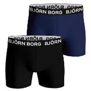 Bjorn Borg Bamboo Cotton Blend Boxer 2P Svart/Blå XX-Large Herre