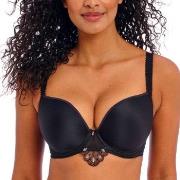 Freya BH Loveland UW Moulded Plunge Tshirt Bra Svart F 70 Dame