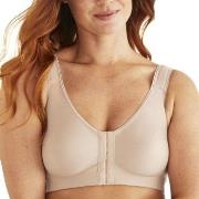 Swegmark BH Front Fastening CoolMax Moulded Soft Bra Beige B 90 Dame