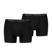 Puma 2P Men Everyday Basic Boxer Helsvart bomull Large Herre